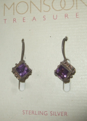 Pierced sterling earrings - pierced,