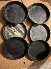 6 x Plastic Round Saucers Hydroponics Trays Growing Media Dishes Tents 30cm
