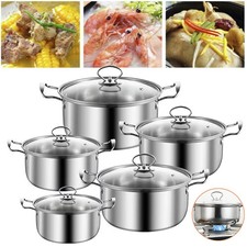 Stainless Steel Stewpot with