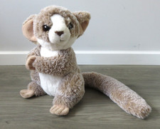 BORN IN AFRICA REALISTIC BUSH BABY STUFFED ANIMAL SOFT TOY 25CM RARE RETIRED