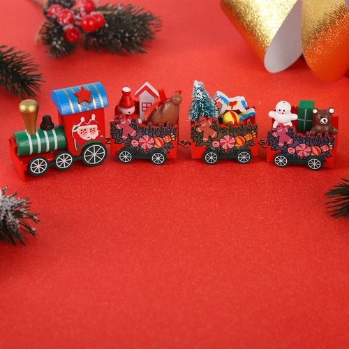 Mini wooden christmas - wooden, train