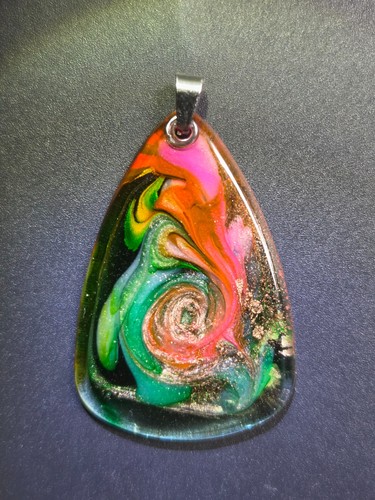 Ooak green pink gold - pink,