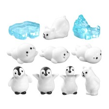  Mini Penguins Artic Animals Arctic Centerpieces Fairy Garden Accessories