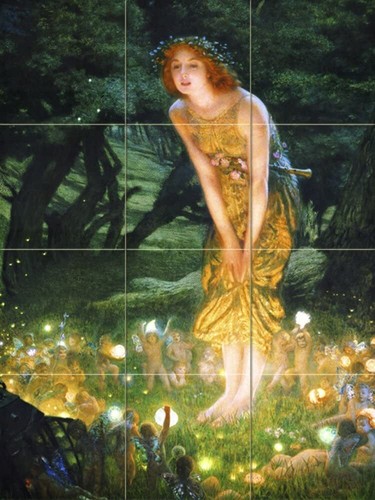 Tile mural midsummer - tile,