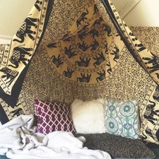 Twin Indian Elephant Mandala