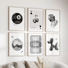 Trendy Modern Lucky 8 Ball