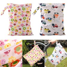 Waterproof Wet Bag 30x40cm for Nappies, Swimming, Wet Clothes, nappy bags large