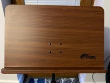 Tiger Wood Top Orchestral Sheet Music Stand with All Metal Professional Base