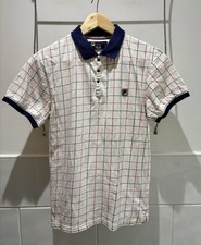 Fila vintage nile check polo - vintage,