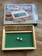 Vtg Shut The Box Game By