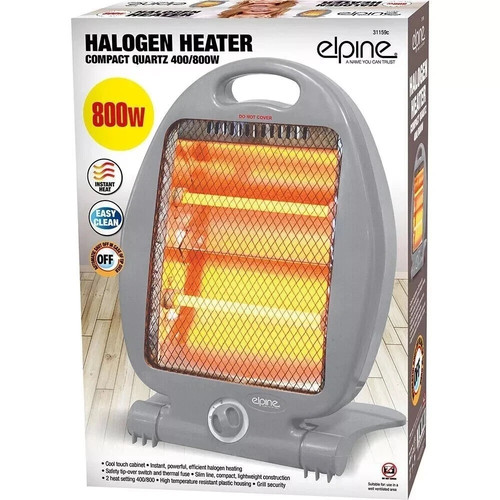 Halogen electric heater - heater, 800w