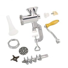 Heavy Duty Manual Sausage Maker Meat Mincer Grinder Hand Operated Kitchen Tool