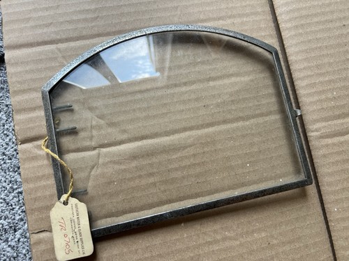 Vintage glass clock mantle - glass,