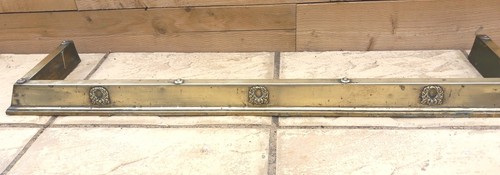 Victorian heavy brass fireside - victorian,
