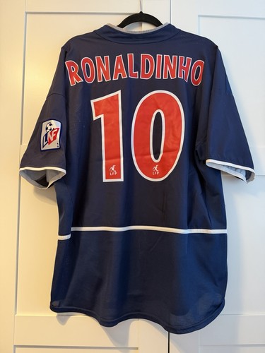 Ronaldinho psg home shirt - ronaldinho,