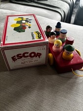 ESCOR Vintage 1950s Red Pull A