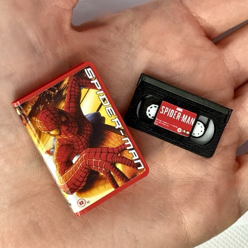 Miniature superhero vhs - miniature,