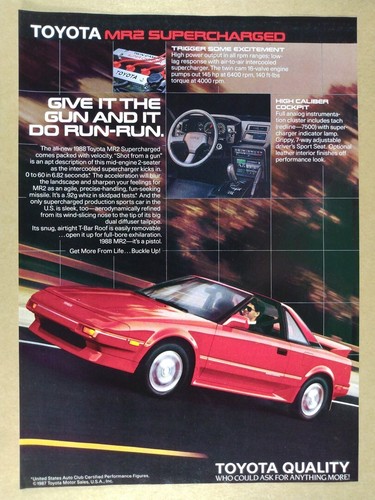 1988 toyota mr2 supercharged - toyota,