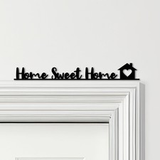 Door Topper Home Sweet Home Lettering Various Colours Decorative Sign
