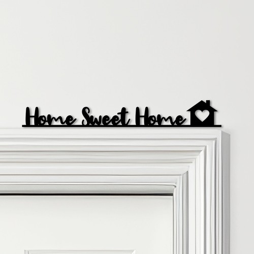 Door topper home sweet - sweet,