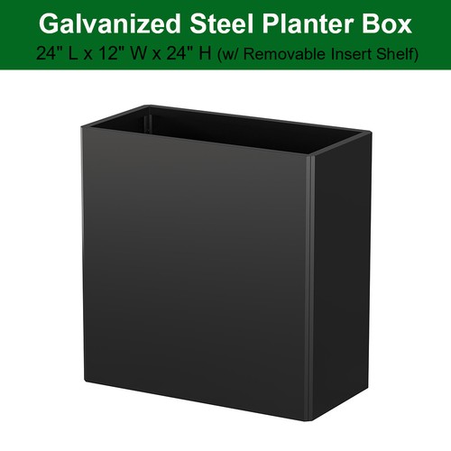 X12 x24 metal garden - 24"x12"x24",