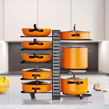 8 Tier Pot Rack Organizer