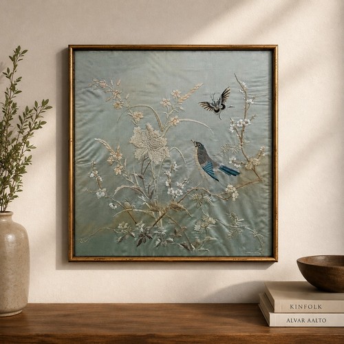 Antique chinese silk - chinese,