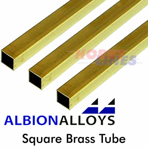 Square brass tube - tube, albion