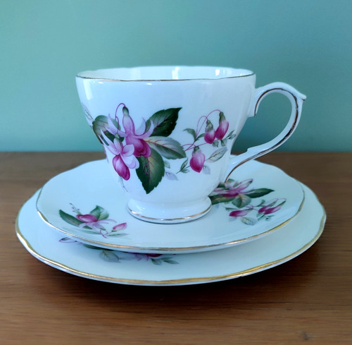 Vintage trio teacup saucer - -, &