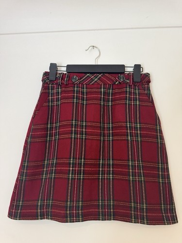 Woman red plaid - tu,
