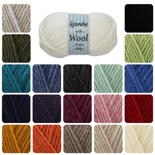 Wendy with wool aran - with, 400g