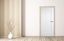 internal door glazed white