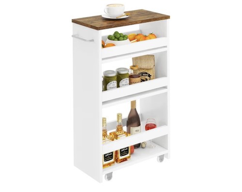 Slim rolling storage - rolling, cart