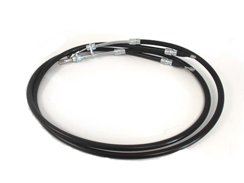 Rear handbrake cables set - handbrake, for