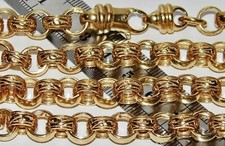 9ct Yellow Gold on Silver