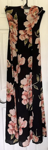 Roe may maxi - maxi, strapless