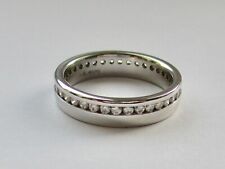 18ct Gold Brown & Newirth 0.50 Point Diamond Wedding Eternity Ring White Gold K