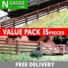 N GAUGE Wooden Fencing & Gates
