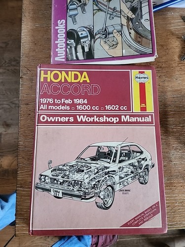 Haynes honda accord mk1 - haynes,