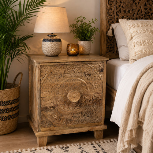Ladha mango wood carved - ladha,
