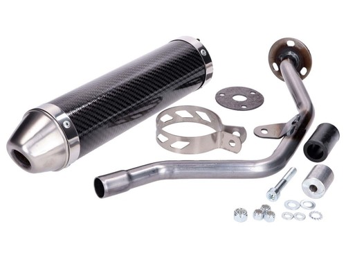 Muffler giannelli carbon - muffler, w/