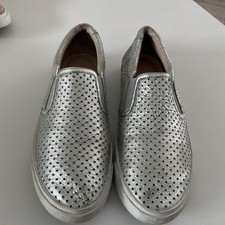 Clarks silver Slip On Glove