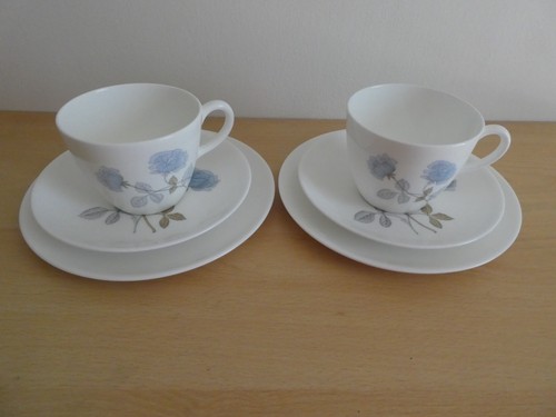 Wedgwood ice rose cup - rose, saucer