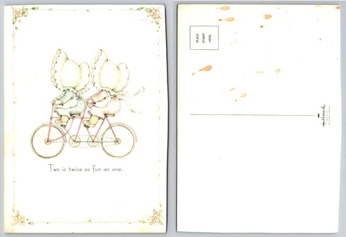 Vintage hallmark postcard - vintage,