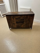 Dark brown Side Unit With