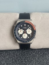 RARE SEIKO 7A28-7020 PANDA DIAL CHRONOGRAPH WATCH IN EXCELLENT WORKING ORDER