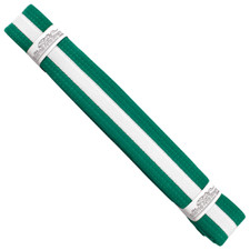 White stripe colour karate - white,