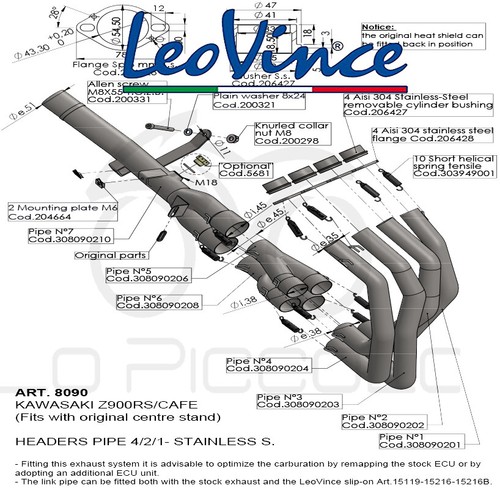 8090 leovince collectors kit - 8090,