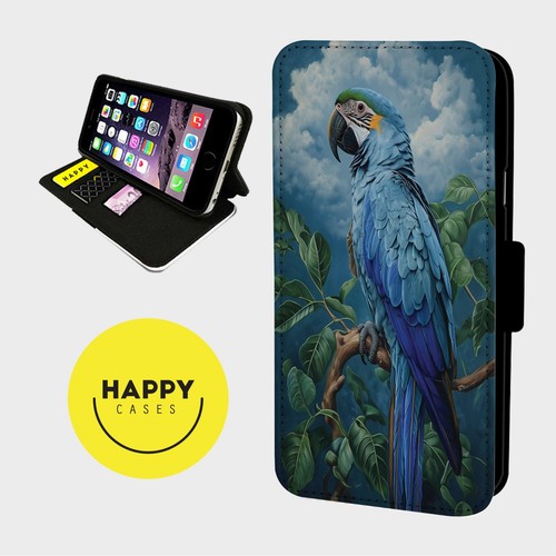 Blue macaw parrot painting - parrot,