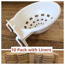 10 x Canary Nest Pans 10cm &